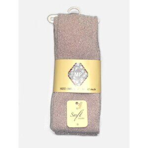 MP Tights, Denmark Pink & Silver Sparkly Girls Tights NEW NWT 3/4 7/8 8/10